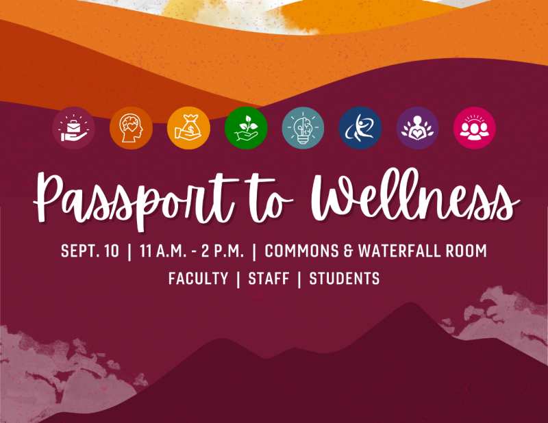 Passport to Wellness (VMCVM Wellness Fair is Sept 10 from 11am to 2 pm.