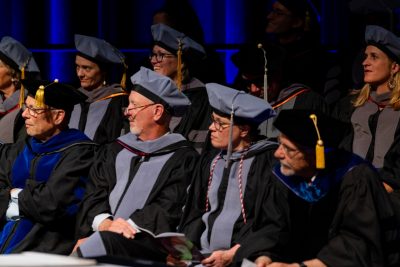 DVM Commencement in May of 2024 at the Moss Arts Center. 