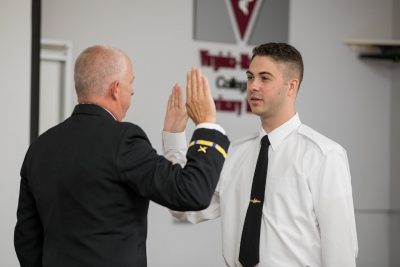 William Boyd, dual Doctor of Veterinary Medicine student and Masters of Public Health Program, was recently commissioned as an Ensign in the United States Public Health Service Commissioned Corps (USPHS).