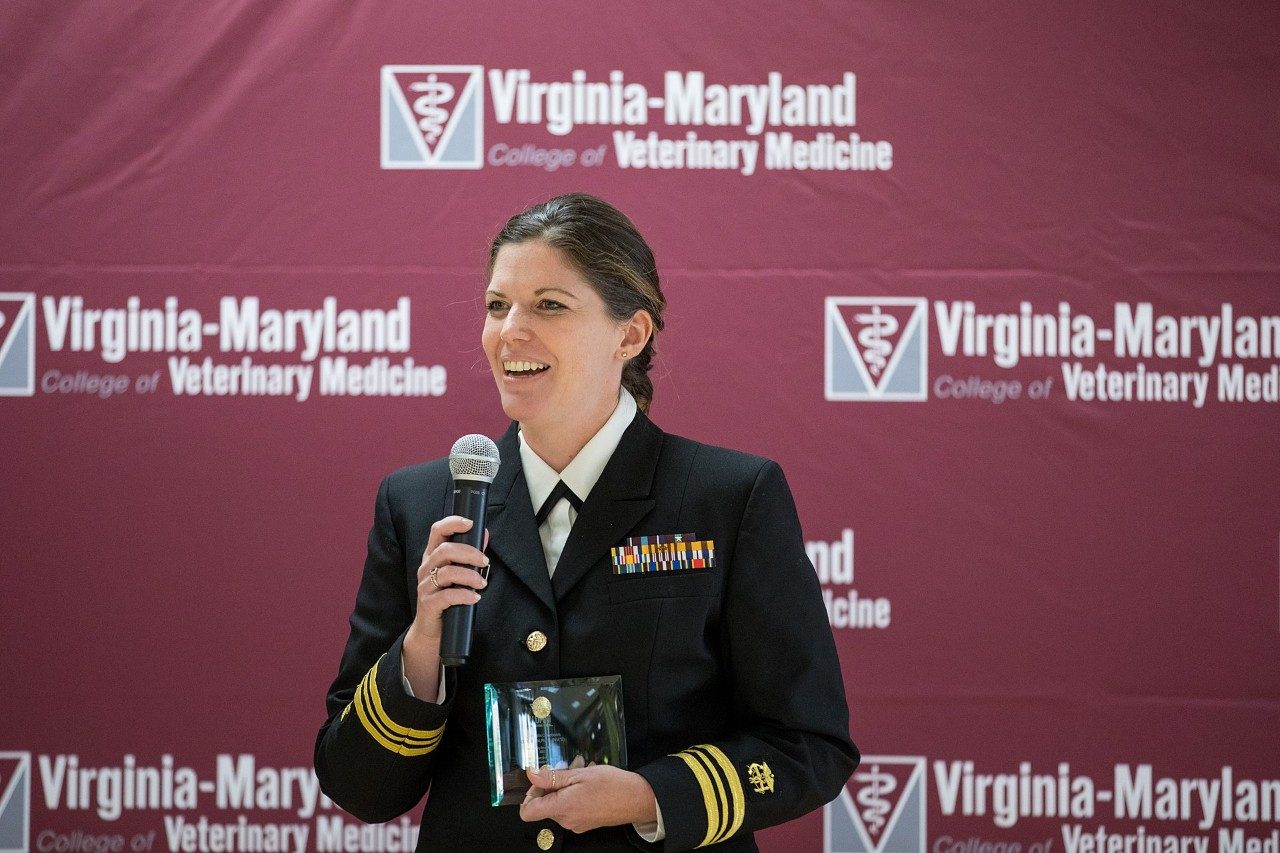2022 Outstanding Recent Alumni Award RecipientLCDR Caitlin Cossaboom (BS ’10, MPH ’14, PhD ’15, DVM ’17, DACVPM) Veterinary Epidemiologist, Centers for Disease Control and Prevention.