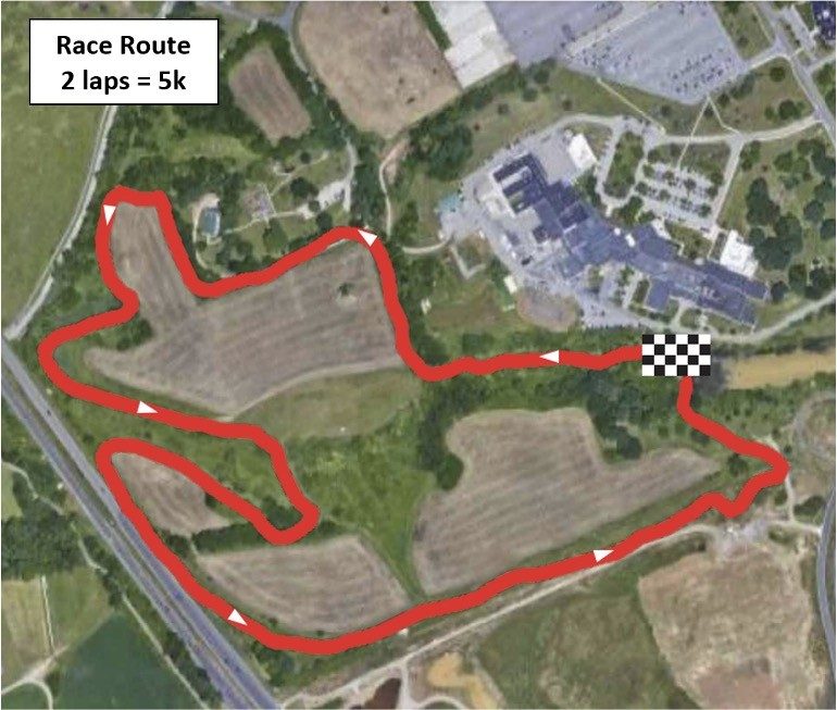 Aerial of VMCVM race route.