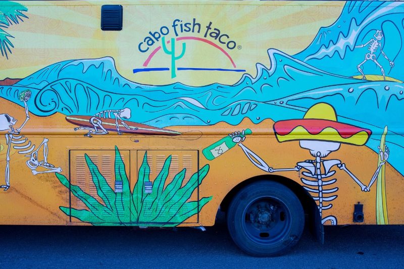 Cabo Fish Taco food truck at VMCVM.