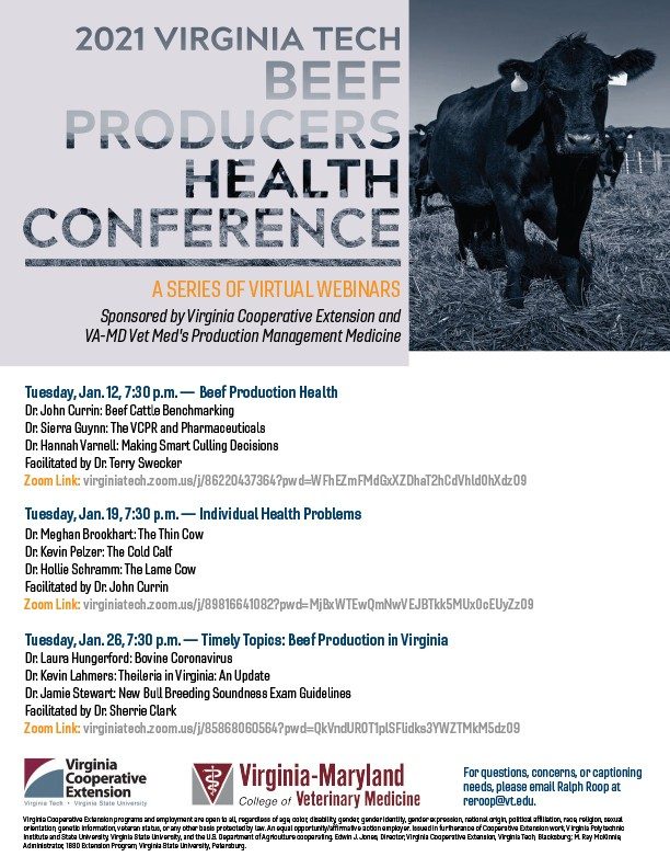 Beef Producers Health Conference 2021